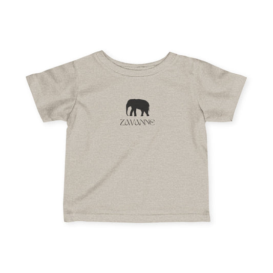 Infant Tee — Minimal Elephant Logo Baby Shirt