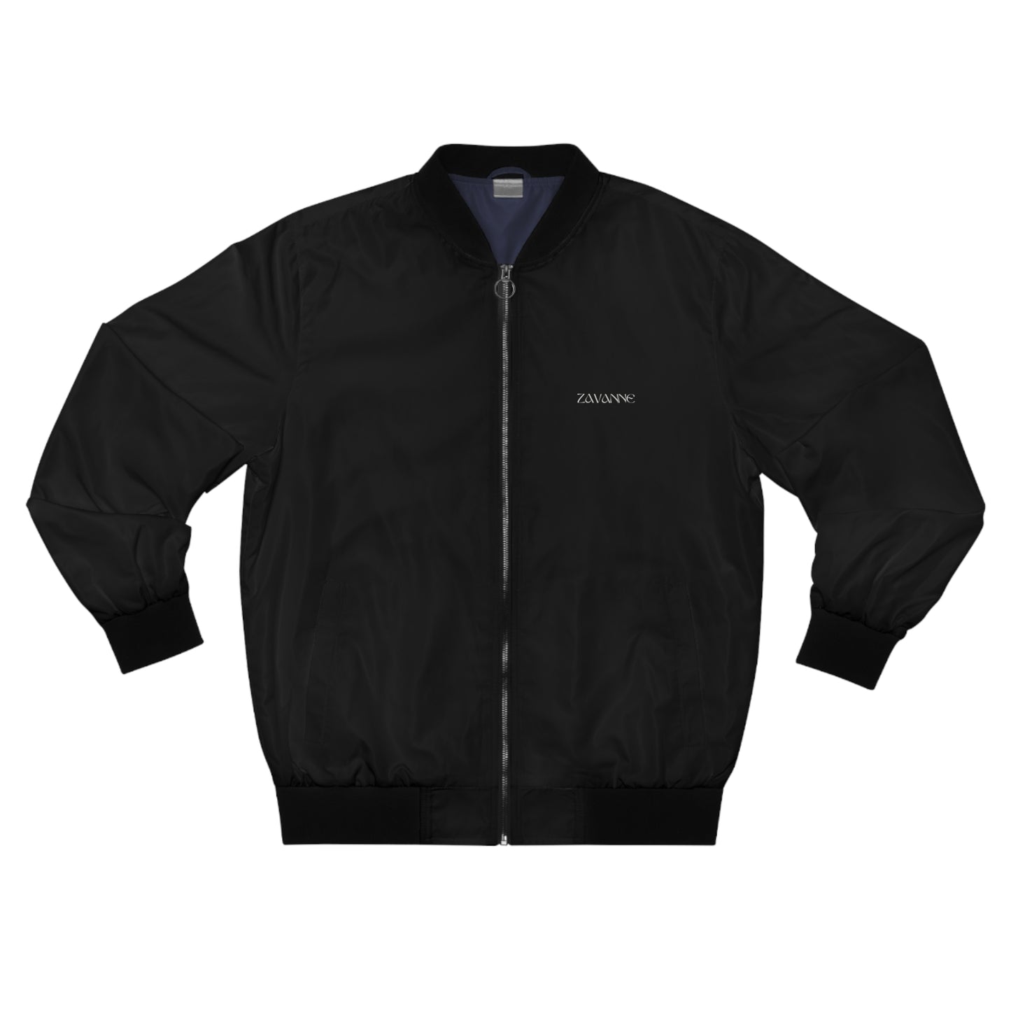 Men's Black Bomber Jacket Zavanne