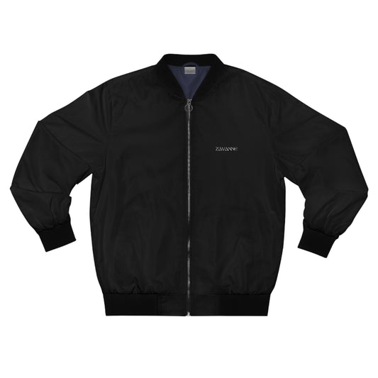 Men's Black Bomber Jacket Zavanne